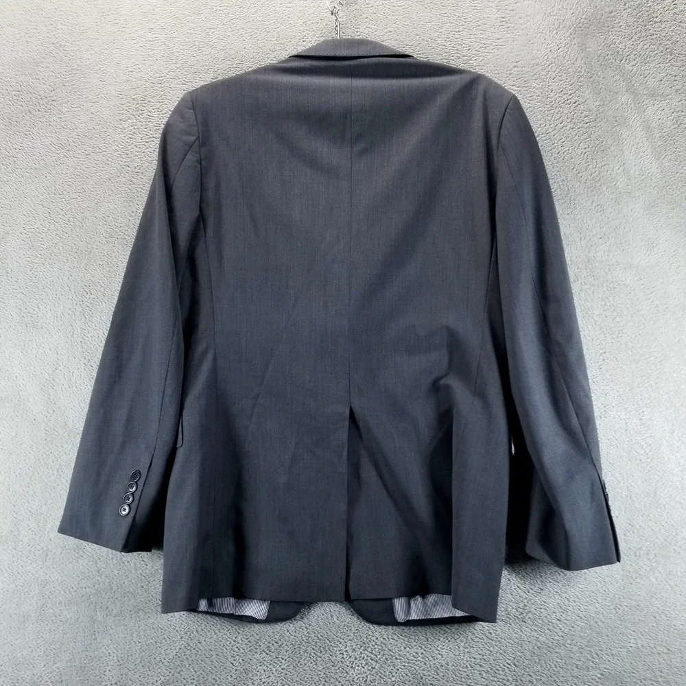 Brooks Brothers Suit Jacket‎ Mens 40L Gray Explorer Regent Fit Stretch 2 Button